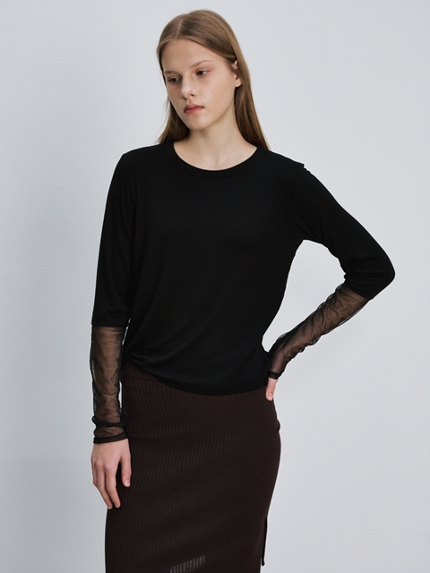 Mesh Sleeved Tee Mesh Sleeved Tee