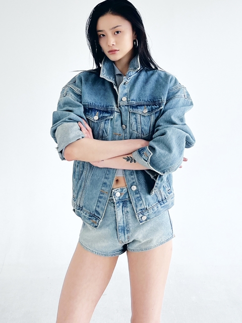 Shoulder Denim Jacket Shoulder Denim Jacket