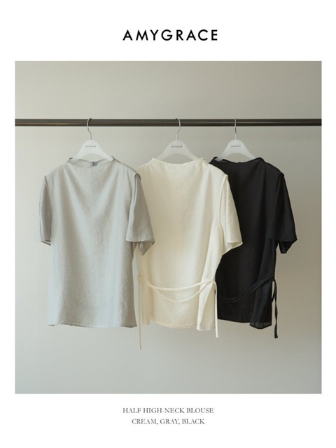 Half High Neck Blouse Half High Neck Blouse