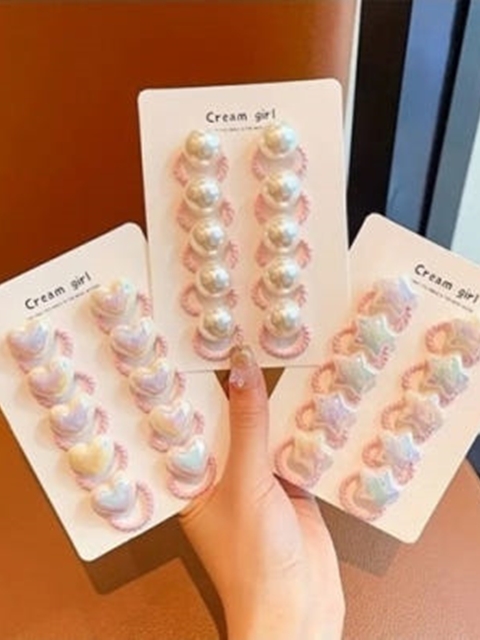 White Aurora Hair Band Set