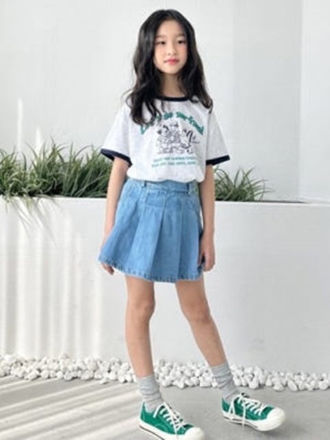 Wrinkled Denim Culottes Wrinkled Denim Culottes