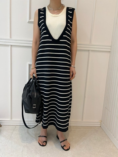 Colored Knit One-piece Colored Knit One-piece