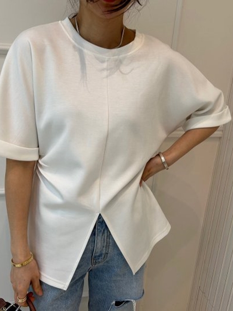 Front Slit Tee Front Slit Tee