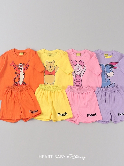 Friends Short Sleeve Top Bottom Set