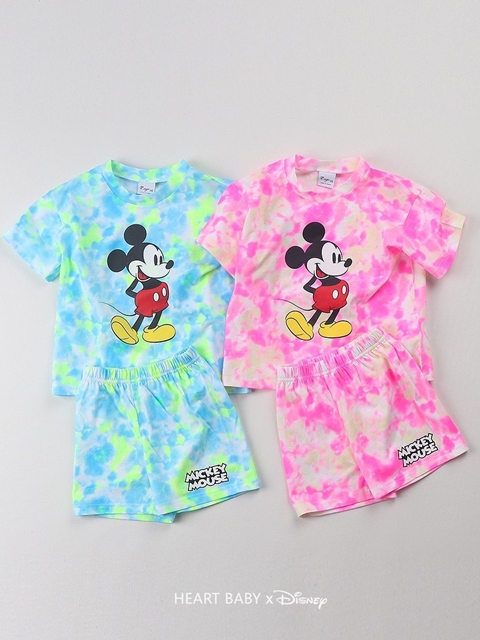 Water M Short Sleeve Top Bottom Set