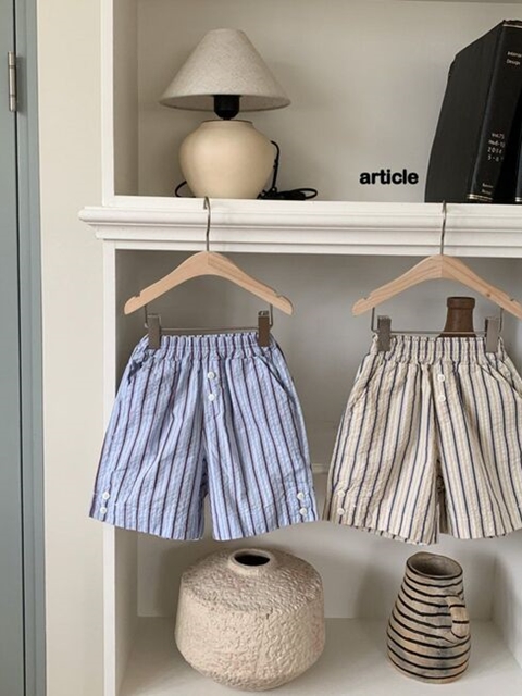 Stripe Seersucker Pants