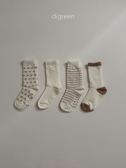 Together Socks Cream (set of 4)