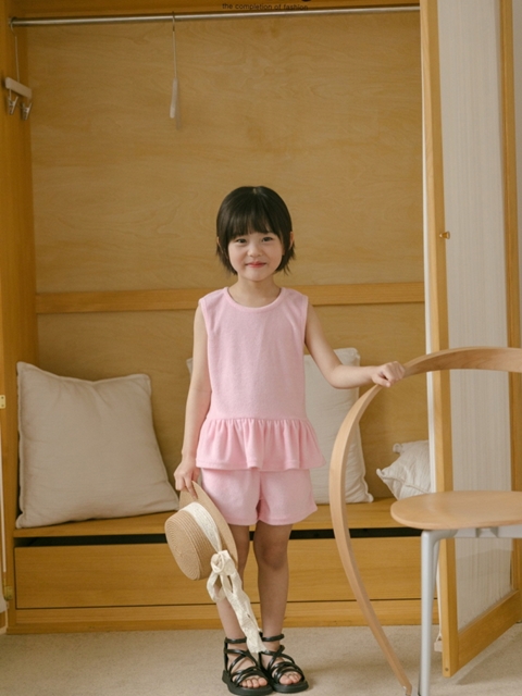 Summer Terry Sleeveless Set