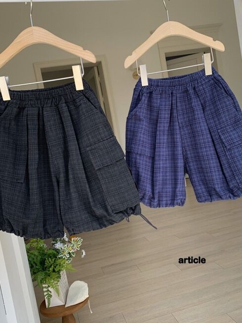 Check Garment Bermuda Pants