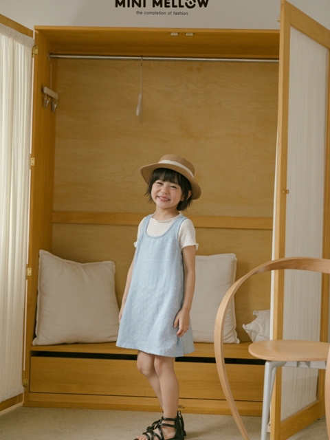 Denim Dot One-Piece