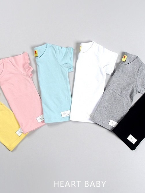 Heart Color Short Sleeve Tee
