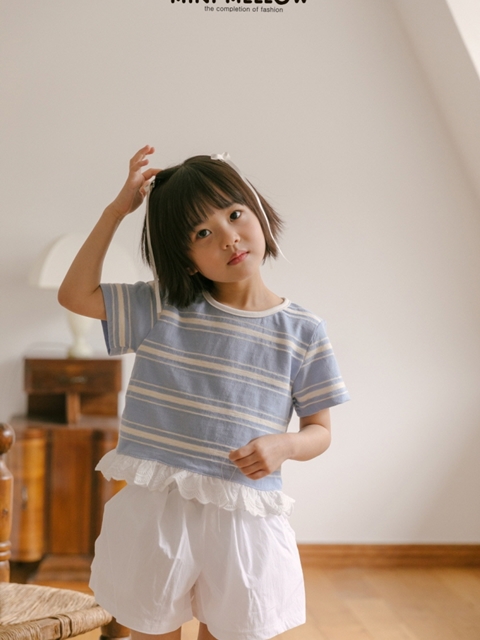 Stripe Frill Tee Stripe Frill Tee