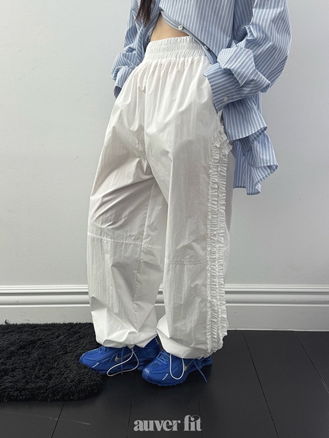 Double Frill Wind Pants Double Frill Wind Pants