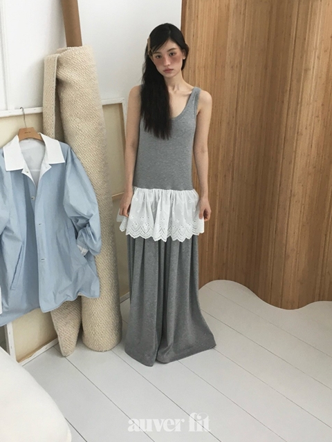 Layered Sleeveless Long Maxi One-piece Layered Sleeveless Long Maxi One-piece
