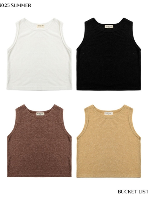 Basic Sleeveless Tee Basic Sleeveless Tee