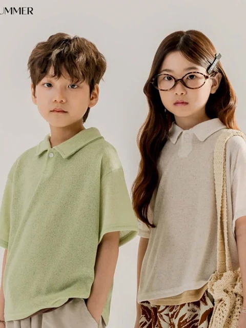 Knit Collar Short Sleeve Tee Knit Collar Short Sleeve Tee
