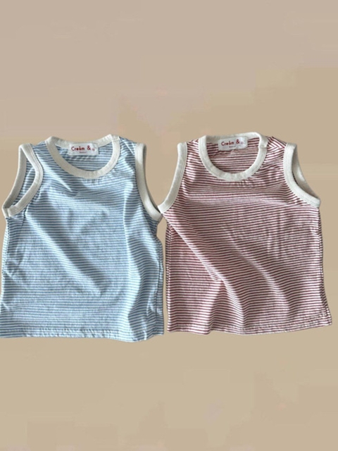 Stripe Sleeveless Stripe Sleeveless