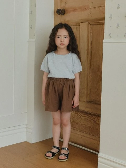 Plain Knit Short Sleeve Tee