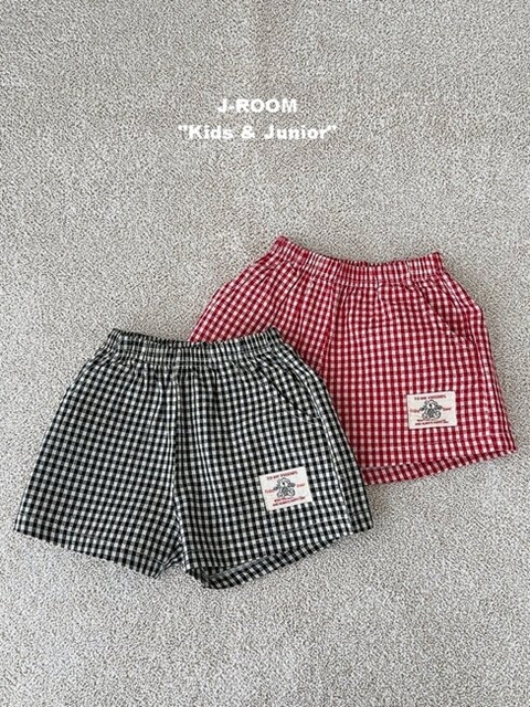 Cotton Check Shorts Cotton Check Shorts