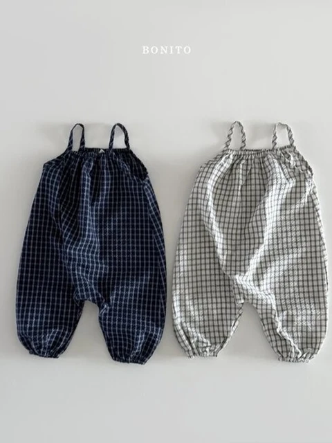 Check Strap Overalls
