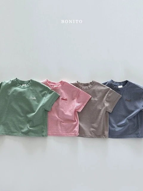 Tiny Stripe Stretch Tee