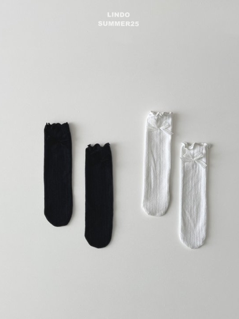 Lace Ribbon Socks