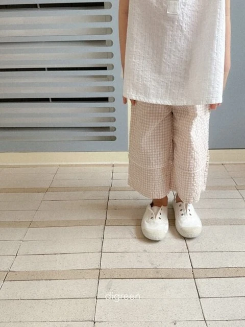 Piping Check Pants