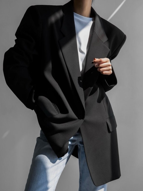 Classic Oversized Maxi Length Blazer Classic Oversized Maxi Length Blazer