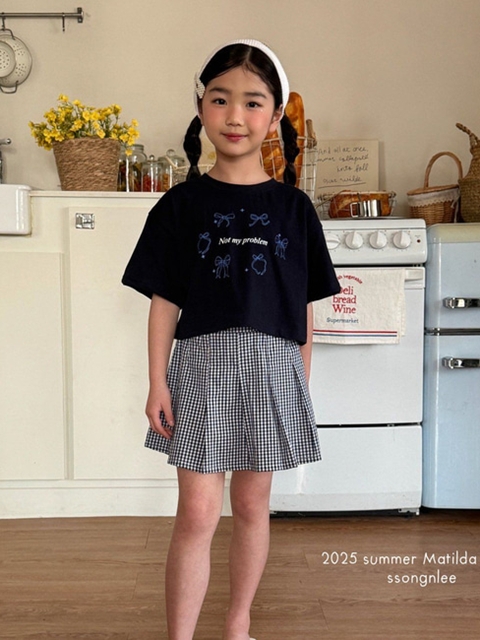 Ribbon Check Skirt Set Ribbon Check Skirt Set