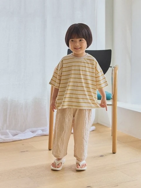 Moomin Linen Stripe Tee Moomin Linen Stripe Tee
