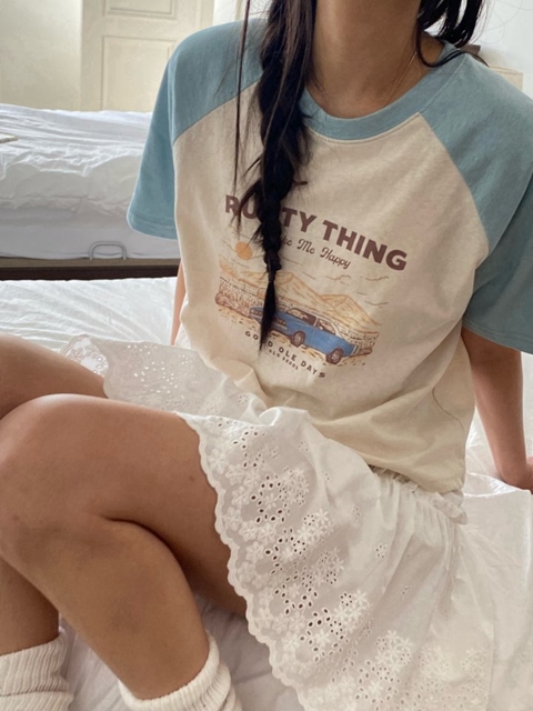 Rusty Raglan Tee