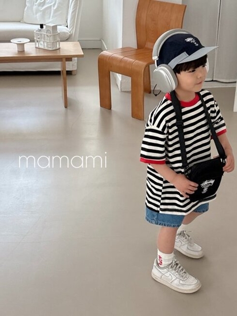 Pop Color Stripe Tee Pop Color Stripe Tee