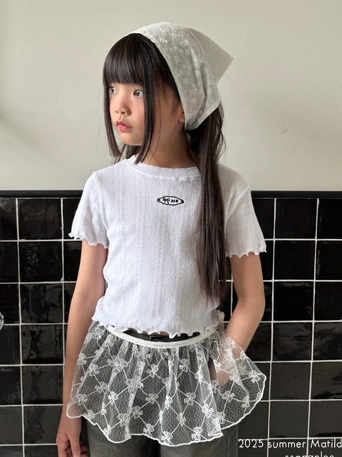 Eyelet Ribbon Tee