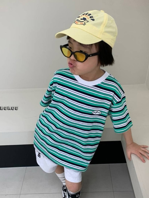Summer Depth Striped Tee Summer Depth Striped Tee
