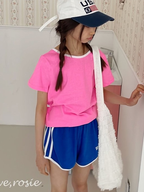 Summer Neon Binding Tee