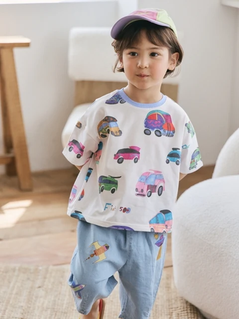 Dino Car Cool Tee