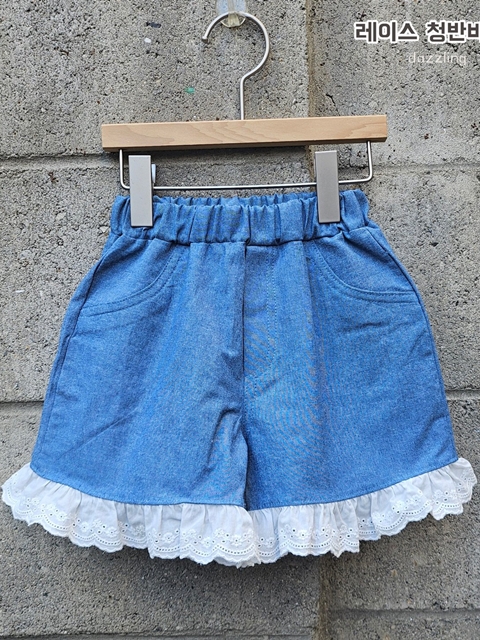 Lace Denim Shorts Lace Denim Shorts