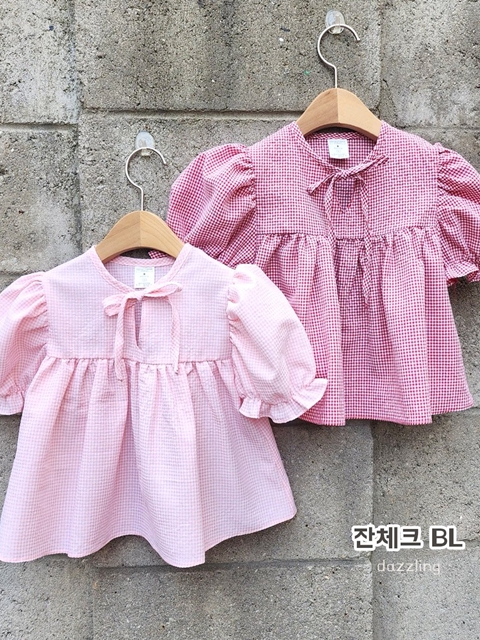 Tiny Check Blouse Tiny Check Blouse