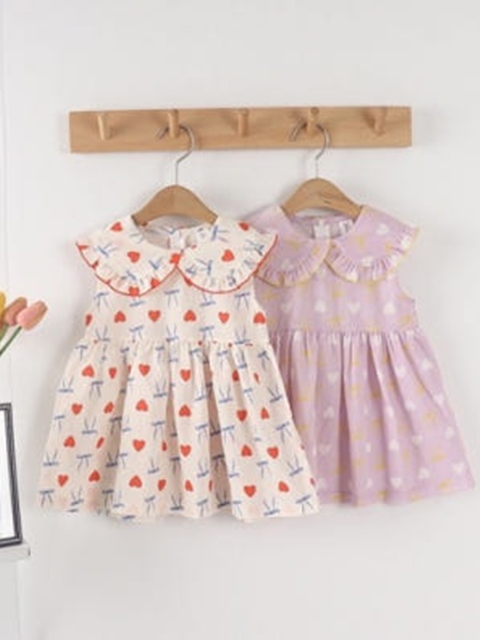 Ribbon Heart Sleeveless Dress