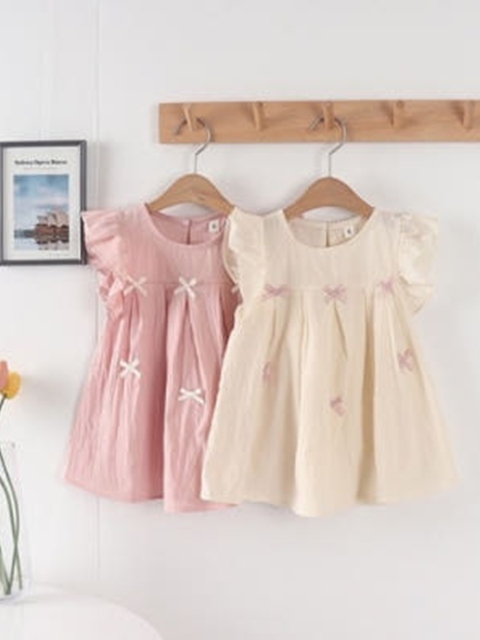 Ribbon Cotton Dress