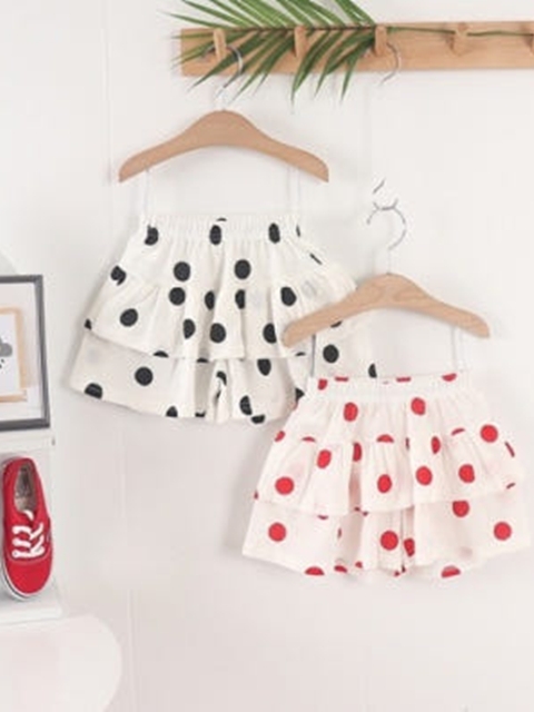 Polka Dot Tiered Pants