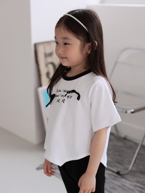 Unbalanced Ribbon Tee Unbalanced Ribbon Tee