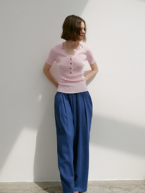 Linen Pleats Pants Linen Pleats Pants