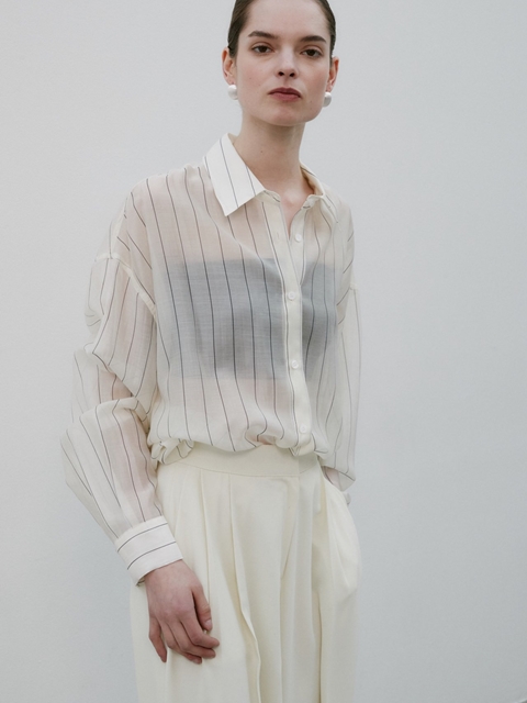 Tencel Stripe Shirt Tencel Stripe Shirt