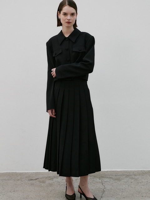 Collar Crop Jacket Collar Crop Jacket