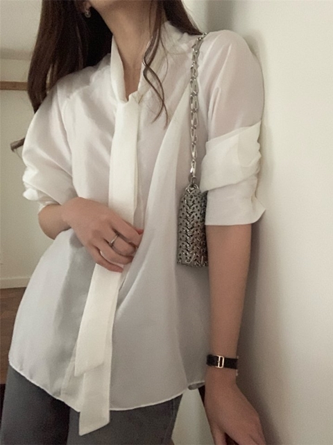 Creeze Tie Blouse Creeze Tie Blouse