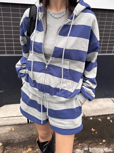 Stripe Hood Jacket Stripe Hood Jacket