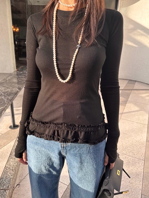 Water Frill Tee Water Frill Tee