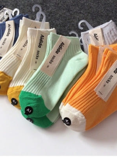 Ribbed Color Cuffs Set