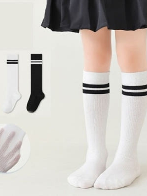Mesh Two-Line Half Tights